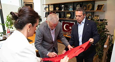 Ali Koç, TFF Başkanı Hacıosmanoğlu'nu ziyaret etti