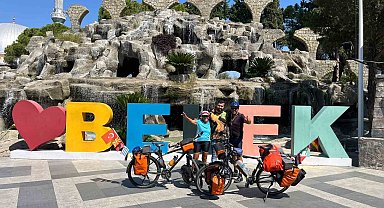 Alman çift 'yapamazsın' diyen arkadaşlarına inat 6 bin kilometre pedal çevirdi