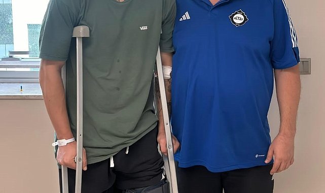 Altay'da Ali Solmaz, ameliyat oldu