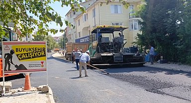 Andırın merkezinde Cumhuriyet Caddesi yenileniyor