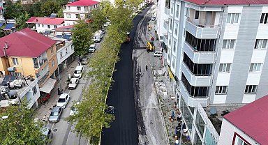 Andırın'da ana arterlerin asfaltları yeniliyor