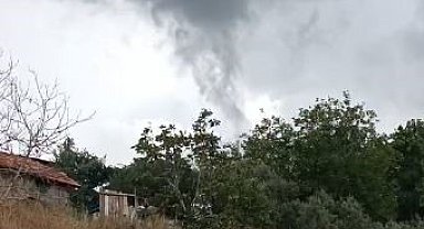 Antalya'da ormanlık alanda oluşan hortum kısa süreli paniğe yol açtı