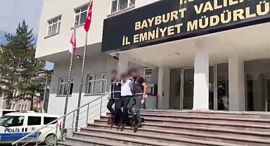 Araması olan şahıs Bayburt'ta yakalandı