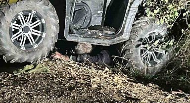ATV aracı devrildi, sürücü hayatını kaybetti