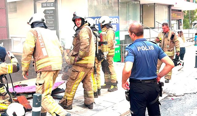 Avcılar'da düğün salonundaki elektrikli semaverden çıkan yangın paniğe neden oldu