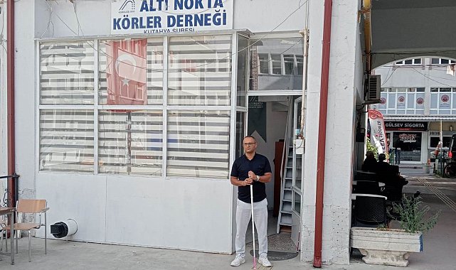 Avrupa Kütahyalılar Federasyonundan 210 adet beyaz baston bağışı