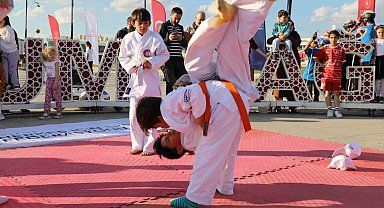 Avrupa Spor Haftası'nda Ağrı'da farklı branşlarda gösteriler düzenlendi