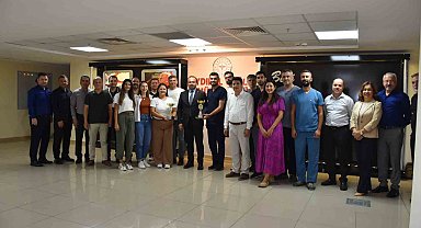 Aydın İl Sağlık Müdürü Şenkul kurum voleybol takımını ağırladı