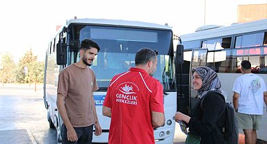 Aydın'da üniversite öğrencilerine sıcak karşılama