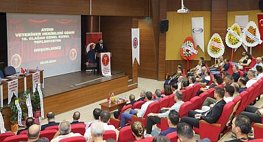 Aydın'da veteriner hekimler kongreye gitti