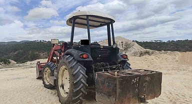 Aydın'dan çalınan traktör Kırıkkale'de bulundu