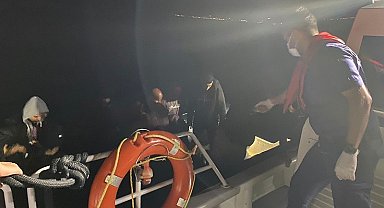 Ayvacık açıklarında 21 kaçak göçmen kurtarıldı