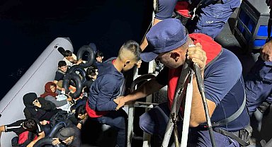 Ayvacık'ta 31 kaçak göçmen yakalandı