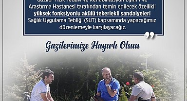 Bakan Işıkhan: "Gazilerin tekerlekli sandalye ihtiyacını SGK karşılayacak"