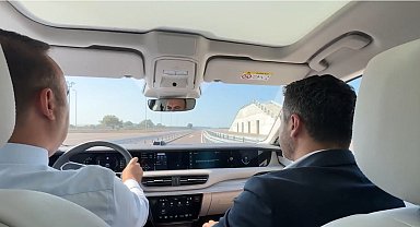 Bakan Kaçır T10F ile test sürüşü gerçekleştirdi