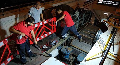 Bakıma alınan yürüyen merdivenler ekim sonuna hazır