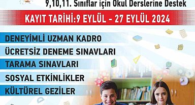 Başkan Çerçioğlu üniversiteye hazırlanan gençlerin yanında