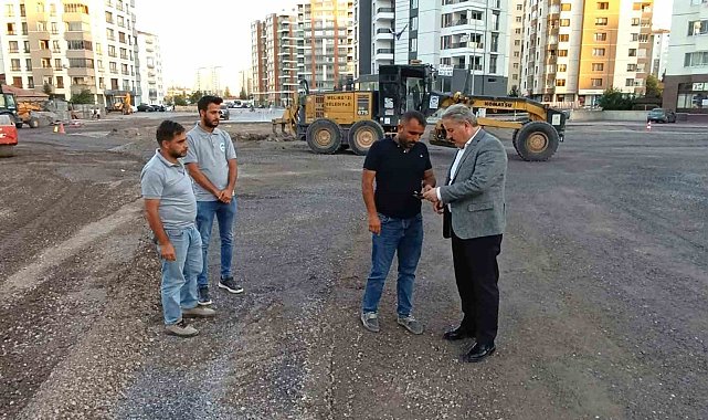Başkan Palancıoğlu, Yıldırım Beyazıt'ı Hulusi Akar Bulvarı'na bağlayacak büyük kavşak çalışmasını inceledi