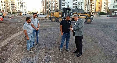 Başkan Palancıoğlu, Yıldırım Beyazıt'ı Hulusi Akar Bulvarı'na bağlayacak büyük kavşak çalışmasını inceledi