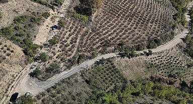 Başkan Sandıkçı'dan dron ile kontrol