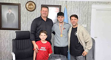 Başkan Soykan, Dünya Şampiyonunu ağırladı