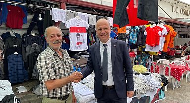 Başkan ve yardımcısı tarihi panayırda