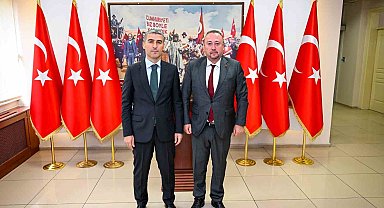 Başkan Yalım, Vali Aktaş'ı ziyaret etti