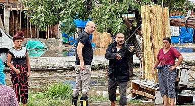 Başkan Zencirci selden etkilenen mahallelerde incelemelerde bulundu