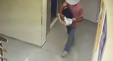 Batman'da 20 saniyelik ayakkabı hırsızlığı güvenlik kamerasına takıldı