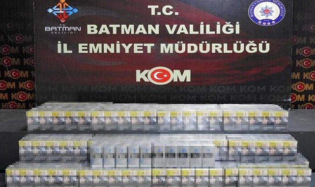 Batman'da kaçakçılık operasyonunda 2 şüpheli gözaltına alındı