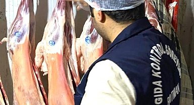 Batman'da menşei belirlenemeyen 525 kilogram kaçak et imha edildi