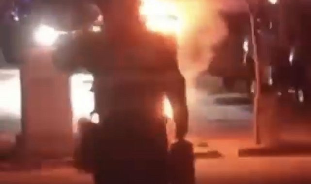 Batman'da patlayan trafo geceyi gündüze çevirdi