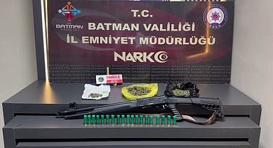 Batman'da suç makinesi silahla yakalandı
