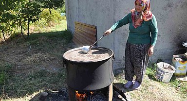 Batman'da üzümün pekmeze yolculuğu başladı