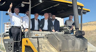Belenköy yolu yıllar sonra asfalta kavuştu