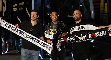 Beşiktaş kafilesi Kayseri'de