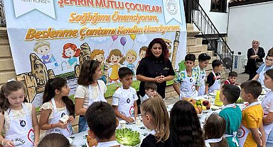 Beslenme çantalarını kendileri hazırladılar