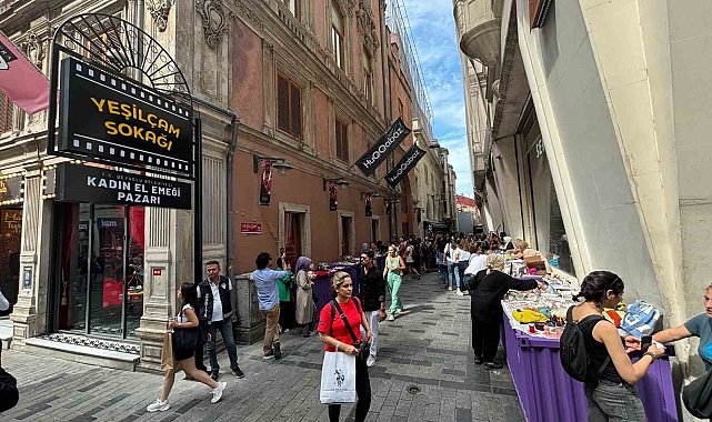 Beyoğlu'ndaki "Kadın El Emeği Pazarı" kaldırıldı
