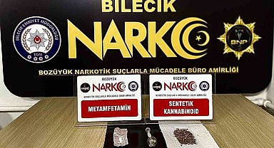 Bilecik'te durdurulan şüpheli araçta uyuşturucu madde ele geçirildi