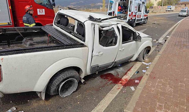 Bilecik'te meydana gelen trafik kazasında 1'i ağır 4 kişi yaralandı