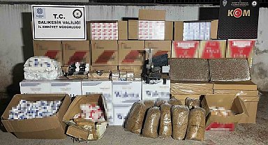 Bir milyon boş makaron ele geçirildi, bir kişi gözaltına alındı