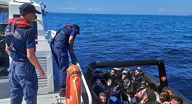 Bodrum'da 114 düzensiz göçmen karaya çıkarıldı: 3 gözaltı