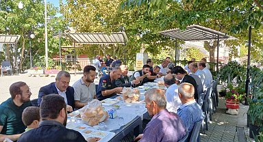 Bol suya kavuşan Hasanlar köylüleri hayır yemeği verdi