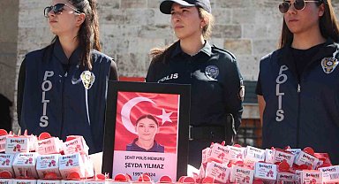 Bolu polisi, şehit meslektaşları Şeyda Yılmaz'ı unutmadı