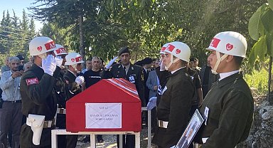 Burdur'un son üç Kore gazisinden Hasan Ali Tulunay son yolculuğuna uğurlandı