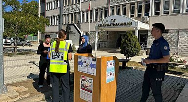 Bursa Emniyeti vatandaşları dolandırıcılara karşı bilgilendirdi
