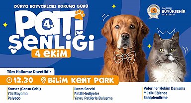Büyükşehirden Pati Şenliği