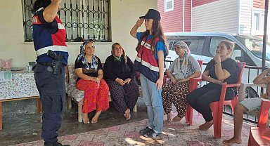 Büyüyünce jandarma olmak isteyen kıza sürpriz ziyaret