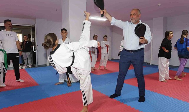 Canik'te çocuklara ücretsiz spor imkanı