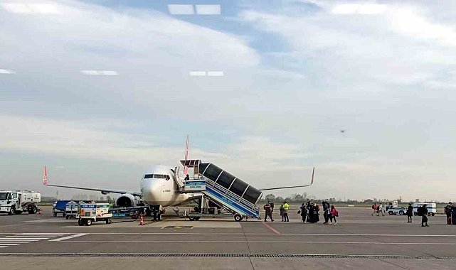 Çarşamba Havalimanı'nda 8 ayda 1 milyona yakın yolcuya hizmet verildi